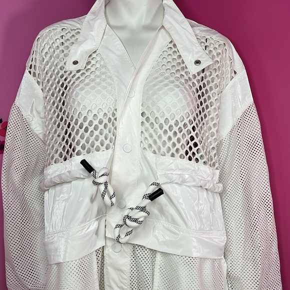 Free People Under The Sea Mesh Maxi Parka white small - Picture 6 of 12